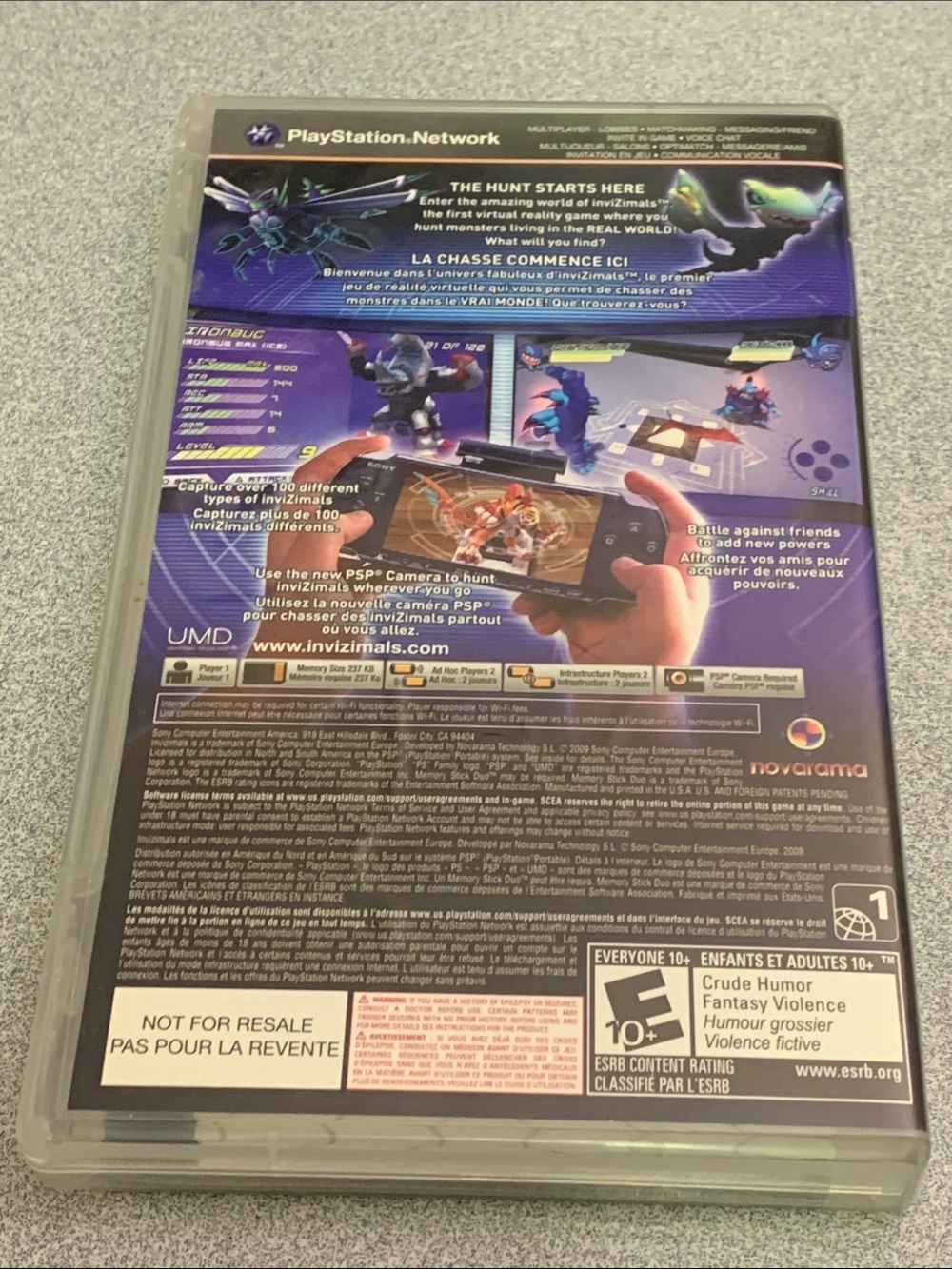 Sony InviZimals PSP Game – CIB Complete - Picture 5 of 5